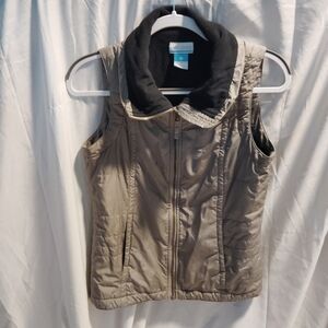 Women's Beige Puffer Vest